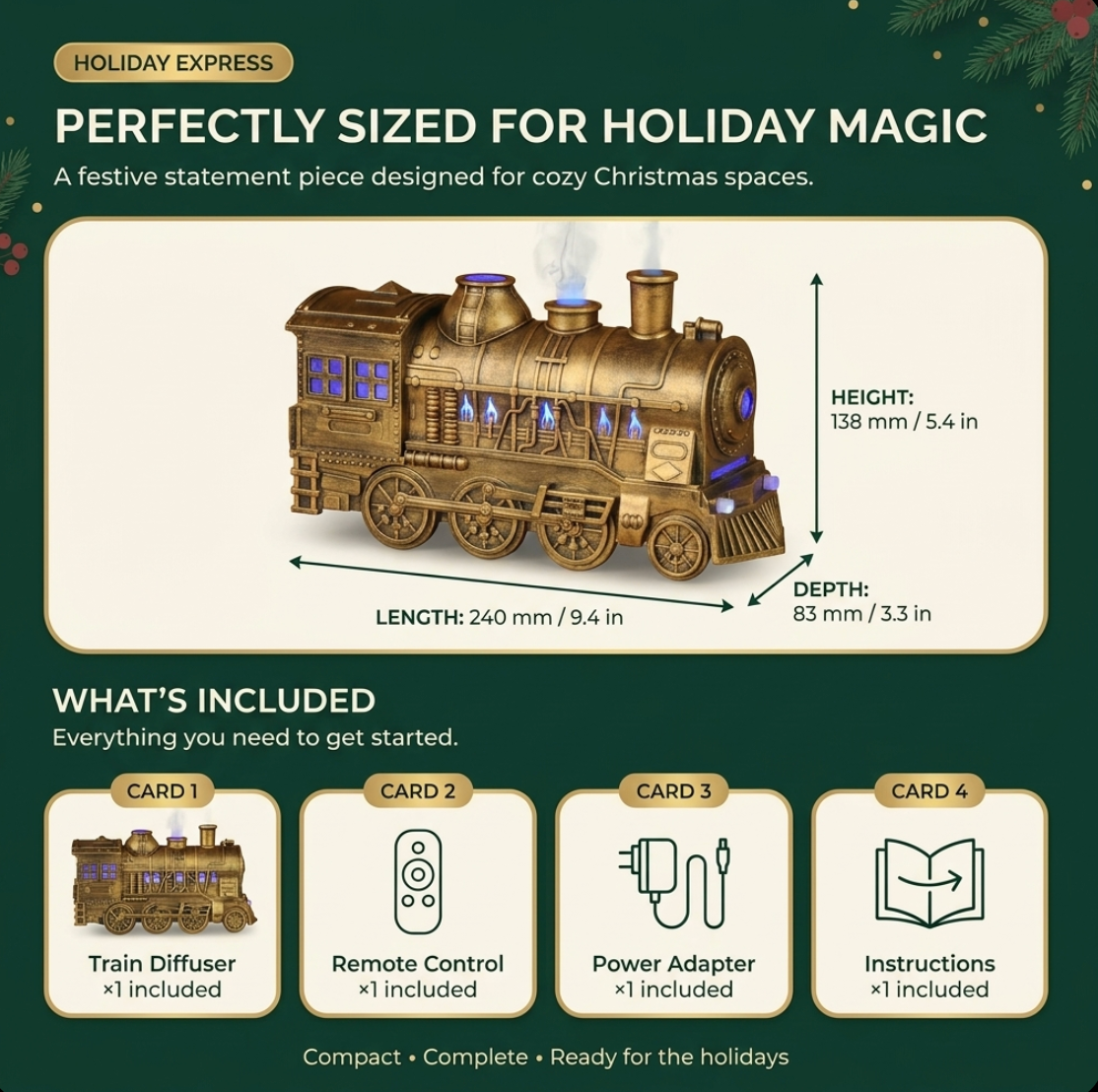 Mistle Mist™ Christmas Train Diffuser